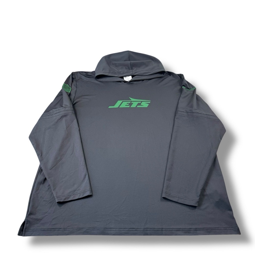 Nike Dri-Fit NFL New York Jets Team-Issued Sideline Pullover Hoodie Shirt 3XL
